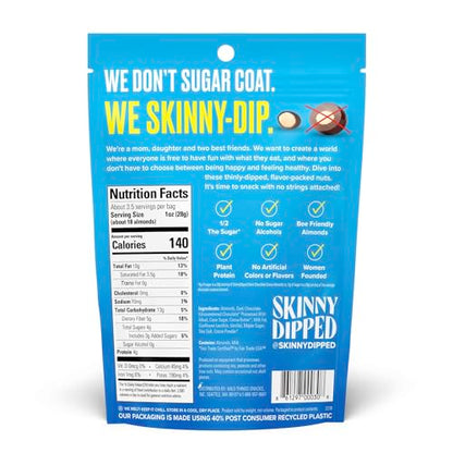 SkinnyDipped Snack Attack Minis Almond Variety Pack, Healthy Snack, Plant Protein, Gluten Free, 0.46 oz Mini Bags, Pack of 25