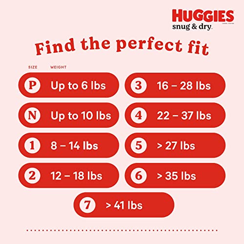 Huggies Size 2 Diapers, Snug & Dry Baby Diapers, Size 2 (12-18 lbs), 100 Count, Packaging May Vary