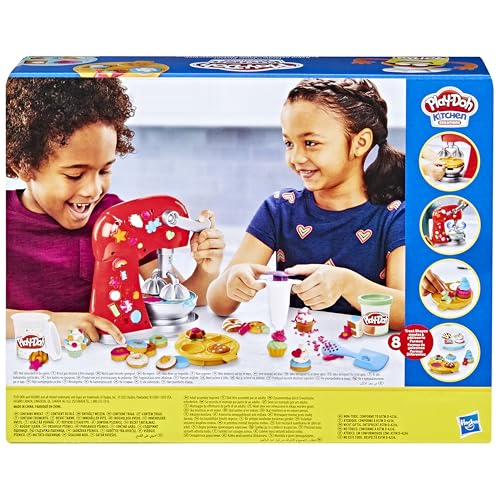 Play-Doh Kitchen Creations Magical Mixer Playset, Toy Mixer with Play Kitchen Accessories, Arts and Crafts for Kids 3 Years and Up