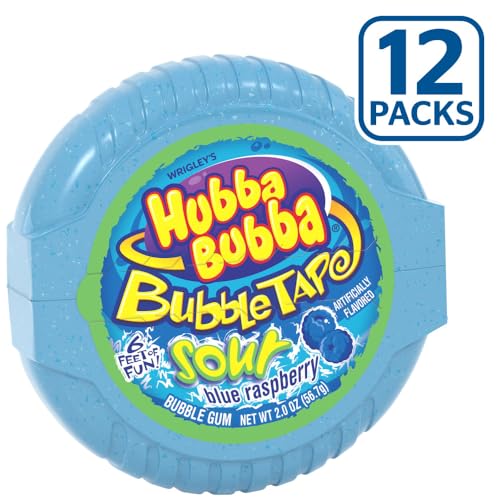 HUBBA BUBBA Original Bubble Gum Bulk Pack, 2 oz Tape (Pack of 6)