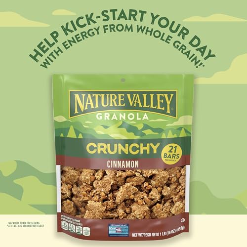 Nature Valley Crunchy Granola, Oats and Honey, Resealable Bag, 16 OZ