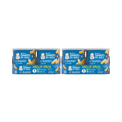 Gerber Snacks for Baby Lil Crunchies, Mild Cheddar, 1.48 Ounce (Pack of 6)