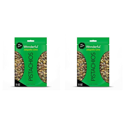 Wonderful Pistachios No Shells, Chili Roasted, 11 Ounce Bag, Protein Snack, Gluten Free, On-the-Go Snack