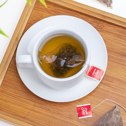 Premium 50 Mullein Leaf Tea Bags. Made with 100% Pure Mullein Leaves, for Lungs Cleanse and Respiratory Support, No Flavoring & No Additives & Caffeine Free.