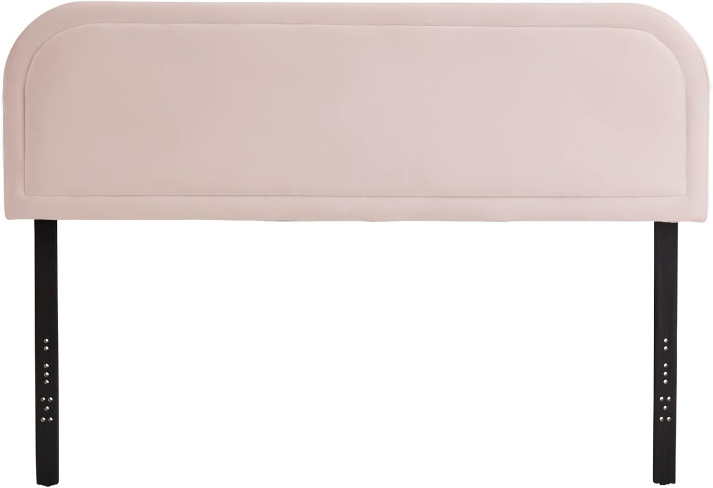 Edenbrook Miller Low Profile, Performance Velvet Headboard for Queen Size Bed-Pink Upholstered Queen Headboard