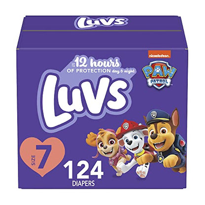 Luvs Diapers - Size 5, 172 Count, Paw Patrol Disposable Baby Diapers