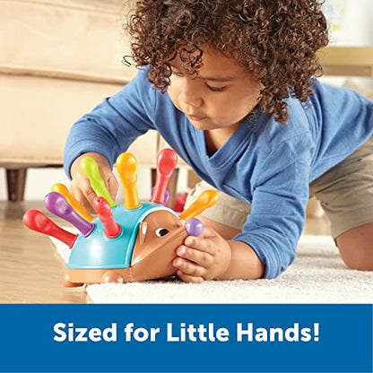 Learning Resources Spike The Fine Motor Hedgehog - Toddler Learning Toys, Fine Motor and Sensory Toys for Kids Ages 18+ Months, Montessori Toys