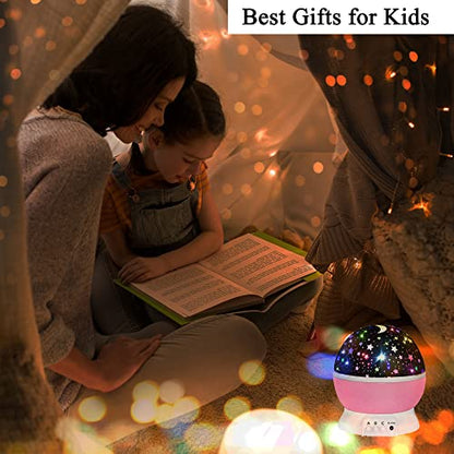 Toys for 1-10 Year Old Girls,Star Projector for Kids 2-9 Year Old Girl Gifts Toys for 3-8 Year Old Girls Christmas Gifts for 4-7 Year Old Boys Sensory Toy Birthday Gifts Stocking Stuffers for Kids