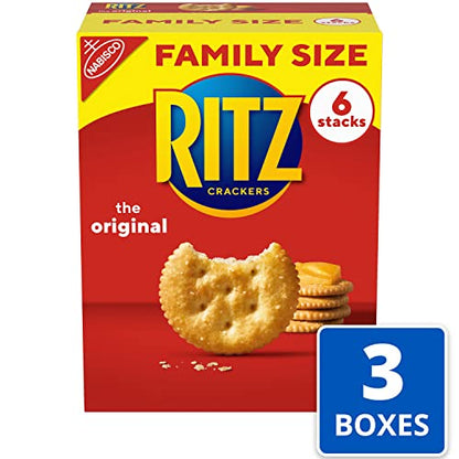 RITZ Original Crackers, 20 Snack Packs (6 Crackers Per Pack)