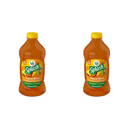 V8 Splash Tropical Blend Flavored Juice Beverage, 64 fl oz Bottle