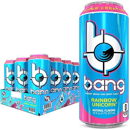 Bang Energy Bangster Berry, Sugar-Free Energy Drink, 16-Ounce (Pack of 12)