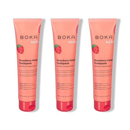 Boka Fluoride Free Toothpaste- Nano Hydroxyapatite, Remineralizing, Sensitive Teeth, Whitening- Dentist Recommended for Adult, Kids Oral Care- Orange Cream Flavor, 4oz 1Pk - US Manufactured