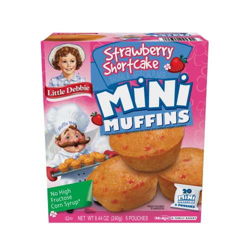 Little Debbie Chocolate Chip Mini Muffins, 5 Pouches, 8.44 OZ Box