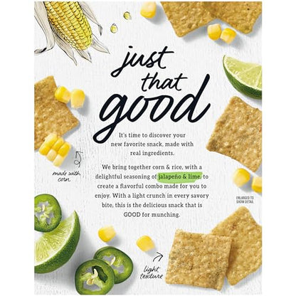 Good Thins Simply Salt Rice Snacks Gluten Free Crackers, 3.5 oz