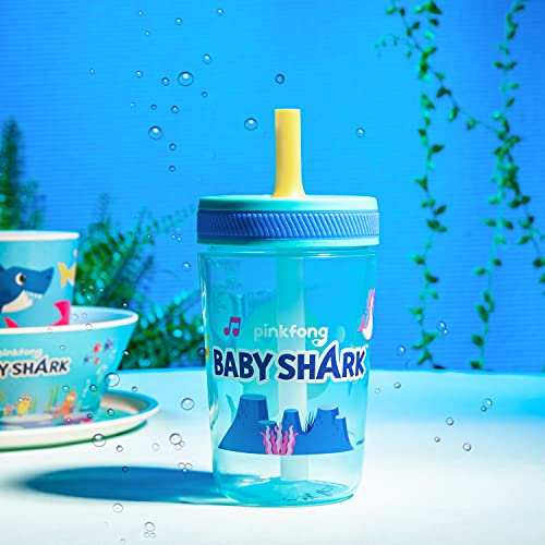 Zak Designs 15oz Bluey Kelso Tumbler Set, BPA-Free Leak-Proof Screw-On Lid with Straw Made of Durable Plastic and Silicone, Perfect Bundle for Kids, 2 Count (Pack of 1)