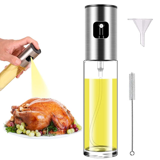 Oil Sprayer for Cooking Olive Oil Sprayer Mister for Air Fryer Vegetable Vinegar Oil Portable Mini Kitchen Gadgets for Baking,Salad,Grilling,BBQ,Roasting (1)