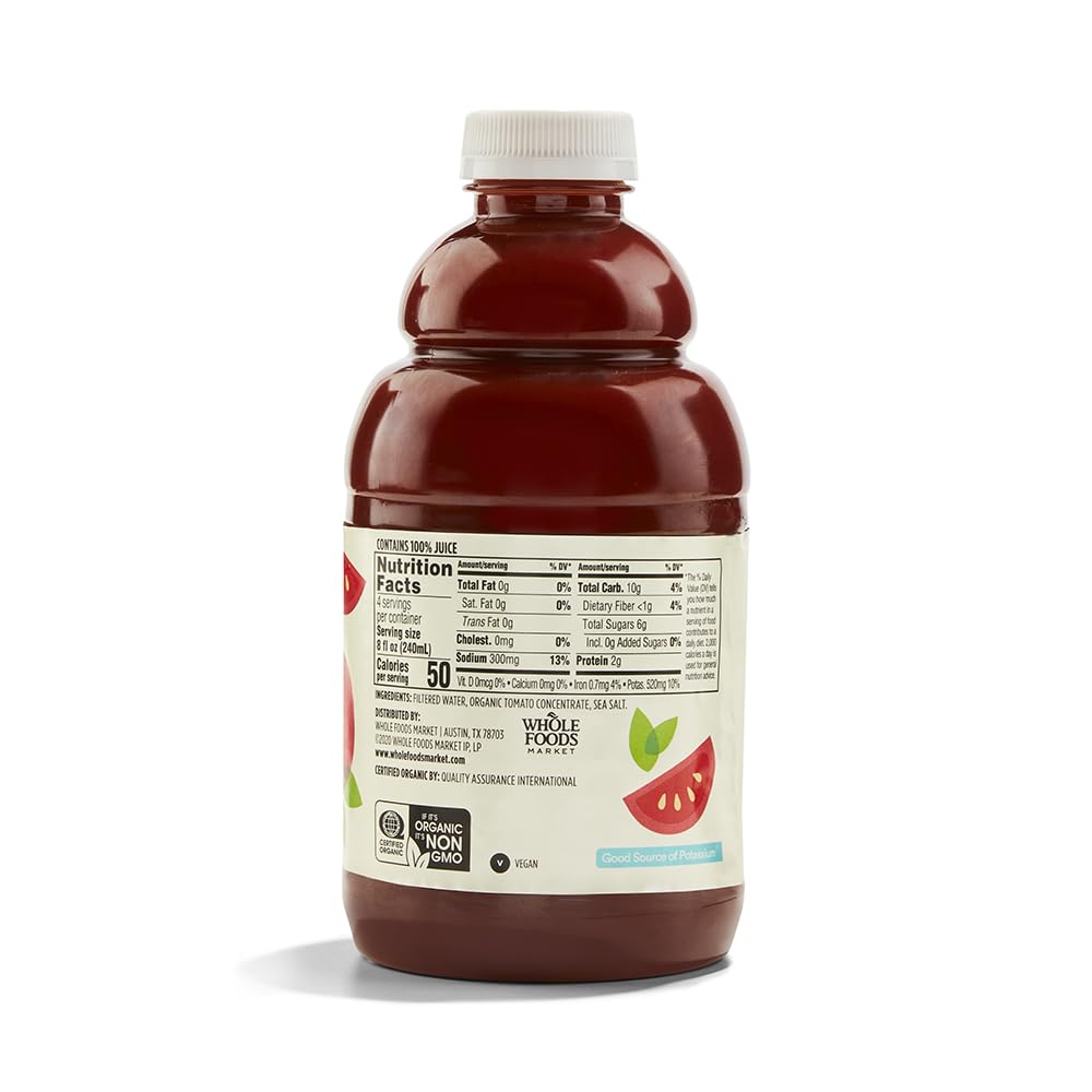 365 by Whole Foods Market, Organic 100% Prune Juice, 32 Fl Oz