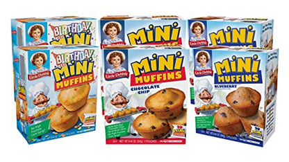 Little Debbie Chocolate Chip Mini Muffins, 5 Pouches, 8.44 OZ Box