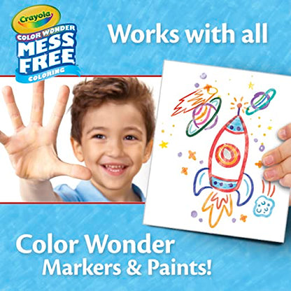 Crayola Color Wonder Mess Free Coloring, Blank Coloring Pages, 50 Count, Printable Page Refill Set