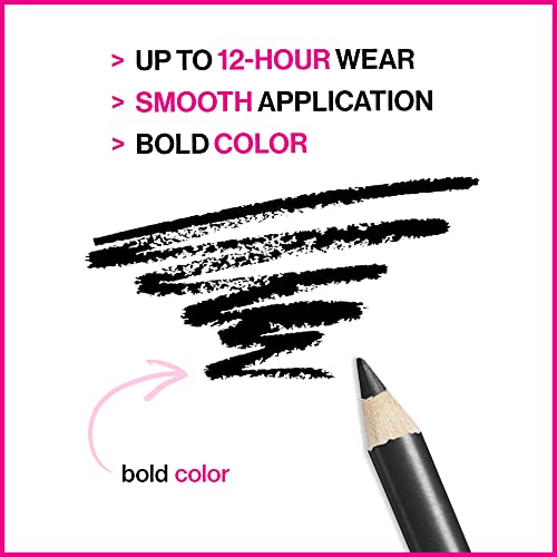 wet n wild Color Icon Kohl Eyeliner Pencil - Rich Hyper-Pigmented Color, Smooth Creamy Application, Long-Wearing Matte Finish Versatility, Cruelty-Free & Vegan - Baby's Got Black