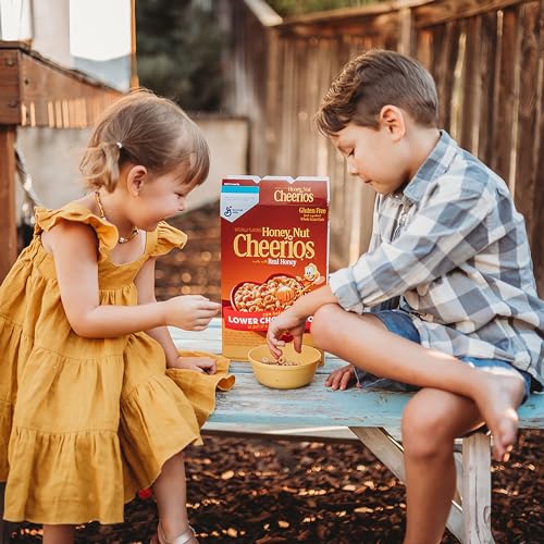 Honey Nut Cheerios Cereal, Limited Edition Happy Heart Shapes, Heart Healthy Cereal With Whole Grain Oats, 10.8 oz