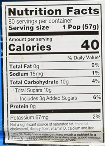 Otter Pops Freezer Bars, 100% Fruit Juice Ice Pops, Original Flavors (80ct – 2oz bars)