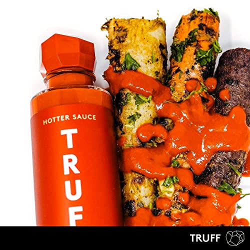 TRUFF Original Black Truffle Hot Sauce, Gourmet Hot Sauce with Ripe Chili Peppers, Black Truffle Oil, Agave Nectar, Unique Flavor Experience in a Bottle, 6 oz.