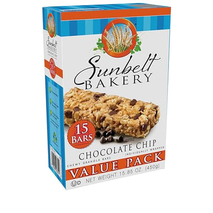 Sunbelt Bakery Oats & Honey Chewy Granola Bars, 15-1.0 OZ Bars (1 Box)