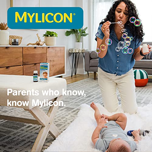 MYLICON Infants Gas Relief Drops for Infants and Babies, Dye Free Formula, 1 Fluid Ounce