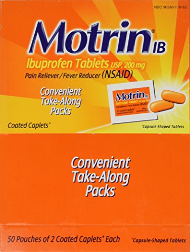 Motrin IB, Ibuprofen 200mg Tablets, Pain Reliever & Fever Reducer for Muscular Aches, Headache, Backache, Menstrual Cramps & Minor Arthritis Pain, NSAID, 225 Ct