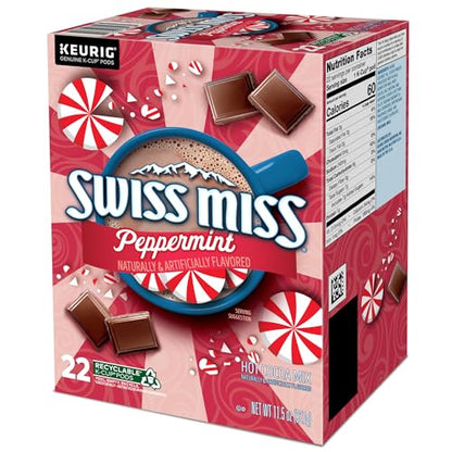 Swiss Miss Milk Chocolate Hot Cocoa, Keurig Single-Serve K-Cup Pods, 44 Count