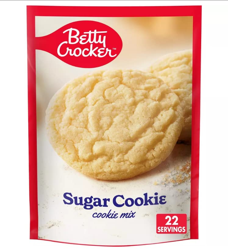 Betty Crocker Peanut Butter Cookie Mix, Makes twelve (12) 2-inch Cookies, 7.2 oz.