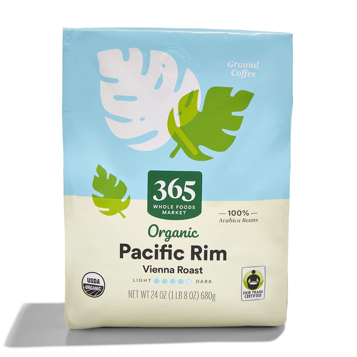 365 by Whole Foods Market, Coffee Vienna Roast Pacific Rim Ground Organic, 24 Ounce