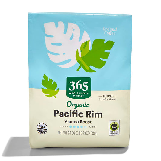 365 by Whole Foods Market, Coffee Vienna Roast Pacific Rim Ground Organic, 24 Ounce