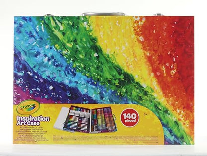 Crayola Inspiration Art Case Coloring Set - Space (140ct), Art Kit For Kids, Toys for Girls & Boys, Art Set, School Supplies, Gifts [Amazon Exclusive]