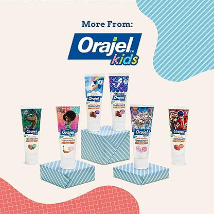 Orajel Kids Anti-Cavity Fluoride Toothpaste, Natural Flavor, 4.2oz Tube