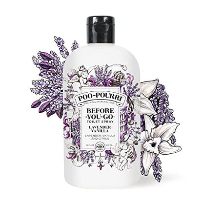 Poo-Pourri Before-You-Go Toilet Spray, Beach Bum, 1 Fl Oz Pocket Travel Size - Coconut, Orchid and Toasted Praline