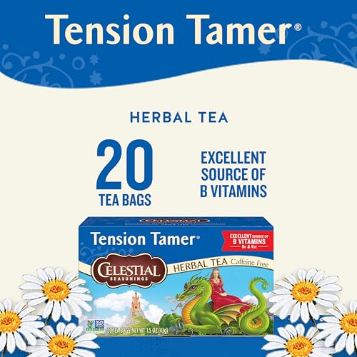 Celestial Seasonings Country Peach Passion Herbal Tea, Caffeine Free, 20 Tea Bags Box, (Pack of 6)