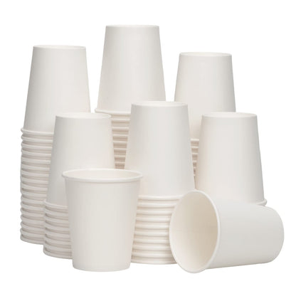 [100 Pack] 3 oz Bathroom Paper Cups, Disposable Paper Cups, Mouthwash Cups, Paper Coffee Cups, Ideal for Bathroom