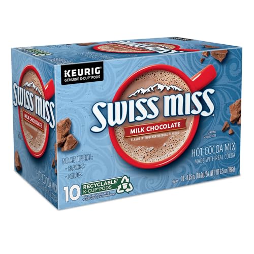 Swiss Miss Milk Chocolate Hot Cocoa, Keurig Single-Serve K-Cup Pods, 44 Count