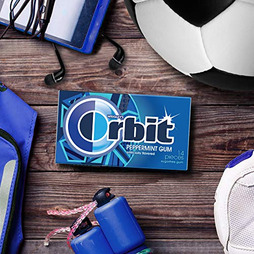 ORBIT Spearmint Sugar Free Back to School Chewing Gum, 3 Ct Packs