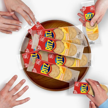 RITZ Peanut Butter Sandwich Crackers, 48 Snack Packs (6 Boxes, 6 Crackers Per Pack)