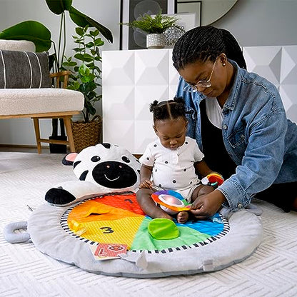 Baby Einstein 4-in-1 Kickin' Tunes Music and Language Play Gym and Piano Tummy Time Activity Mat