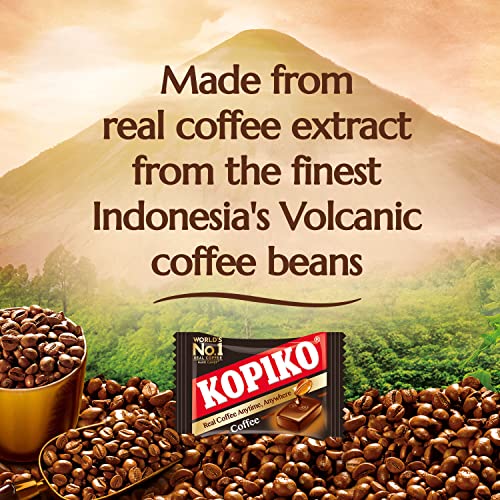 Kopiko Coffee & Cappuccino Candy Variety Pack – Your Pocket Coffee Collection for Every Occasion - Hard Candy Made from Indonesia’s Coffee Beans — Real Coffee Extract (Pack of 2)