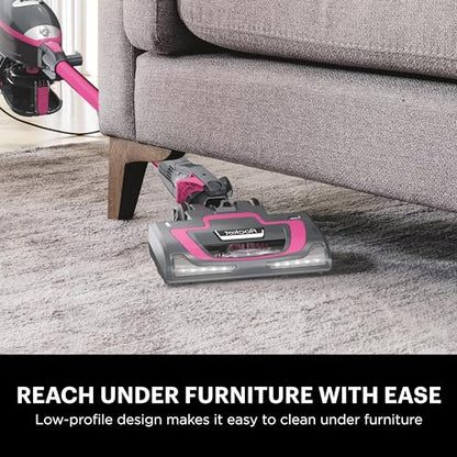 Shark HV301 Rocket Ultra-Light Corded Bagless Vacuum for Carpet and Hard Floor Cleaning with Swivel Steering, Gray/Orange