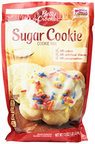 Betty Crocker Peanut Butter Cookie Mix, Makes twelve (12) 2-inch Cookies, 7.2 oz.