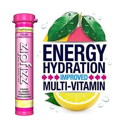 Zipfizz Energy Drink Mix, Electrolyte Hydration Powder with B12 and Multi Vitamin, Berry (12 Count)