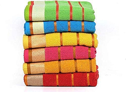 BolBom*S Cotton Beach Towels- Hammam Classic Pool Towel 30 x 60 Inches Oversized Soft Beach Towels for Adults - Luxury Beach Bath Towels - Summer Gifts Beach Accessories - Pack of 6