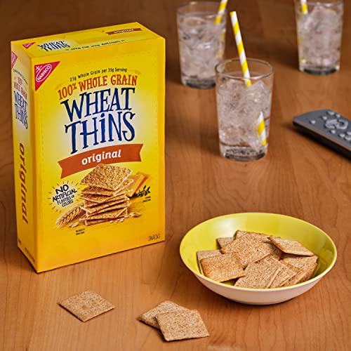 Wheat Thins Original Whole Grain Wheat Crackers, Party Size, 20 oz Box