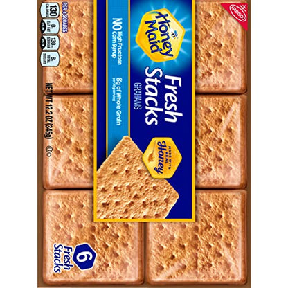 Honey Maid Fresh Stacks Graham Crackers, 12.2 oz (6 Stacks)